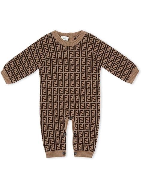 fendi jumpsuit baby|fendi kids clothes.